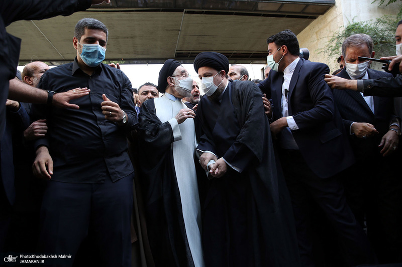 مراسم تشییع پیکر حجت الاسلام و المسلمین سید محمود دعایی از موسسه اطلاعات