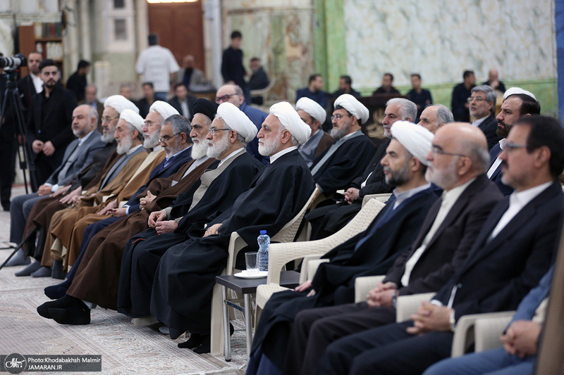 تجدید میثاق رئیس قوه قضاییه و جمعی از اعضای دستگاه قضا با آرمان های حضرت امام خمینی (س)-2