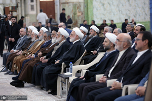 تجدید میثاق رئیس قوه قضاییه و جمعی از اعضای دستگاه قضا با آرمان های حضرت امام خمینی (س)-2