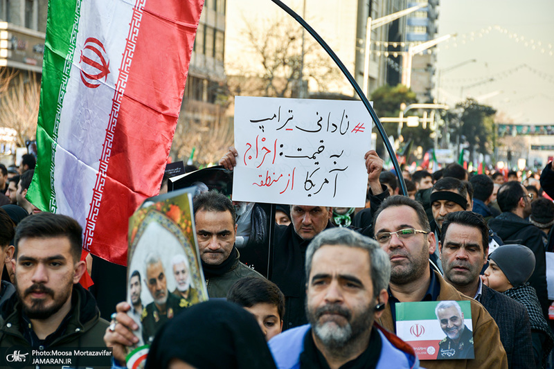 حضور میلیون ها تهرانی در تشییع پیکر مطهر سردار قاسم سلیمانی - 6 