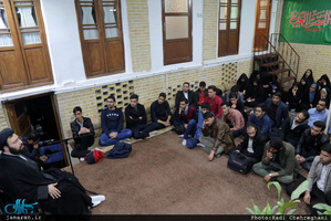 دیدار اعضای انجمن اسلامی دانشجویان دانشگاه فردوسی مشهد با سید علی خمینی