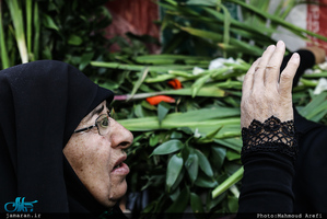 مراسم تشییع و خاکسپاری پیکر مطهر شهید گمنام در حوزه علمیه معیر 