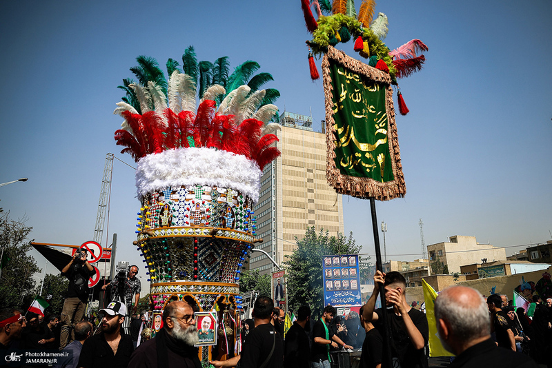 مراسم تشییع شهدای جنگ تحمیلی رژیم صهیونیستی در تهران-7