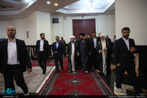 حاشیه تجدید میثاق مسئولان عالی قضایی با آرمان های امام راحل