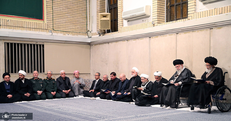 مراسم بزرگداشت رئیس‌جمهور شهید و همراهان گرامی ایشان با حضور رهبر انقلاب