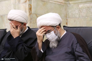 مراسم بزرگداشت آیت الله ری شهری (ره) در مسجد اعظم قم‎