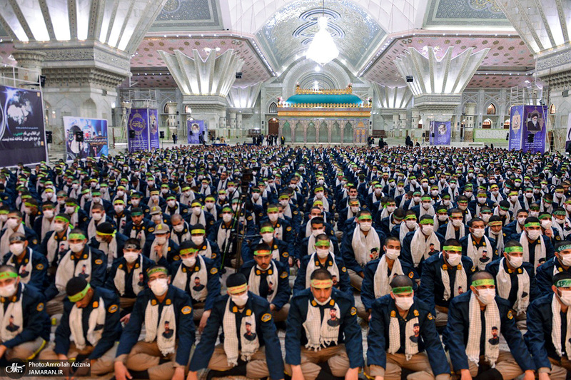 تجدید میثاق دانشجویان و فرماندهان دانشگاه افسری و تربیت پلیس امام حسن مجتبی (ع) با آرمان های امام خمینی (س)