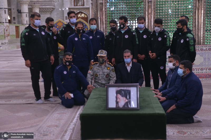 تجدید میثاق تیم جودو نیروهای مسلح با آرمان های حضرت امام خمینی