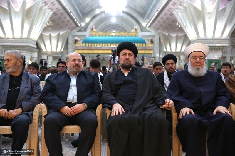 مراسم چهلم شهید سیدحسن نصرالله و سرلشکر نیلفروشان در حرم امام خمینی (س)