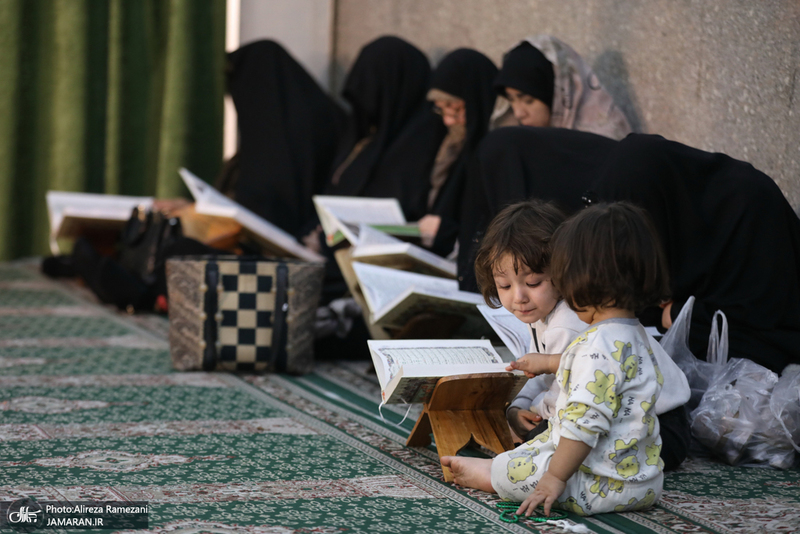 مراسم جزخوانی قرآن کریم در حرم مطهر حضرت عبدالعظیم حسنی(ع)