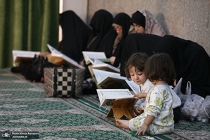 مراسم جزخوانی قرآن کریم در حرم مطهر حضرت عبدالعظیم حسنی(ع)