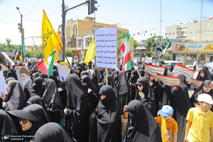 راهپیمایی مردم قم در سالروز قیام 15 خرداد‎‎