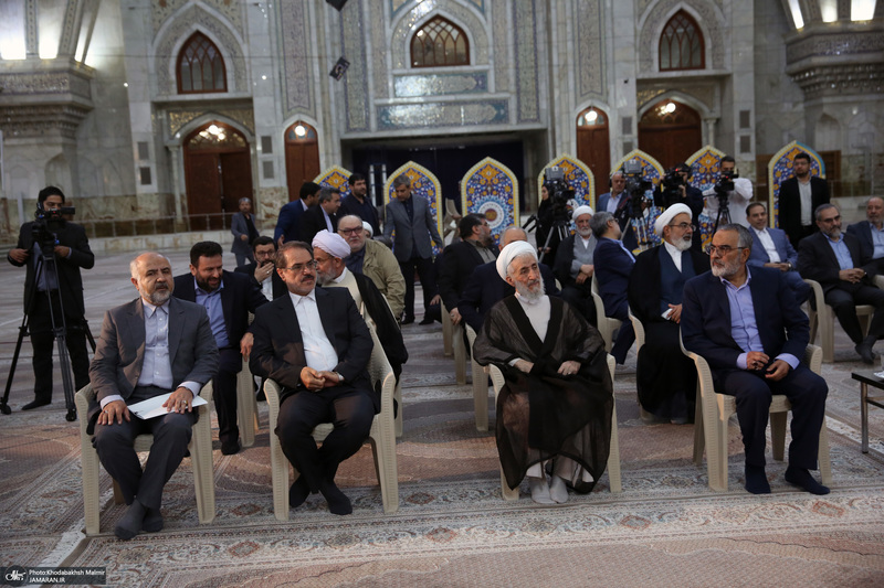 مراسم تجدید میثاق رئیس و کارکنان قوه قضاییه با آرمان های امام؛