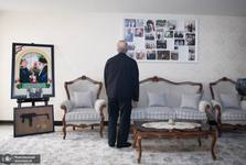 دیدار علی لاریجانی با خانواده‌ی شهیدان سرلشکر حاجی‌زاده و سرلشکر محمود باقری + تصاویر