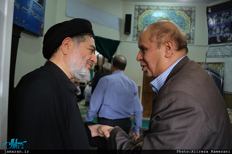 مراسم ختم مادر حجت الاسلام و المسلمین محتشمی پور در مسجد خاتم انبیاء (ص)