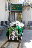 مراسم تشییع آیت الله سید مهدی امام جمارانی (ره) از حسنیه جماران