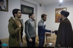 دیدار اعضای شورای مرکزی انجمن اسلامی دانشجویان دانشگاه تهران و علوم پزشکی تهران با سید حسن خمینی