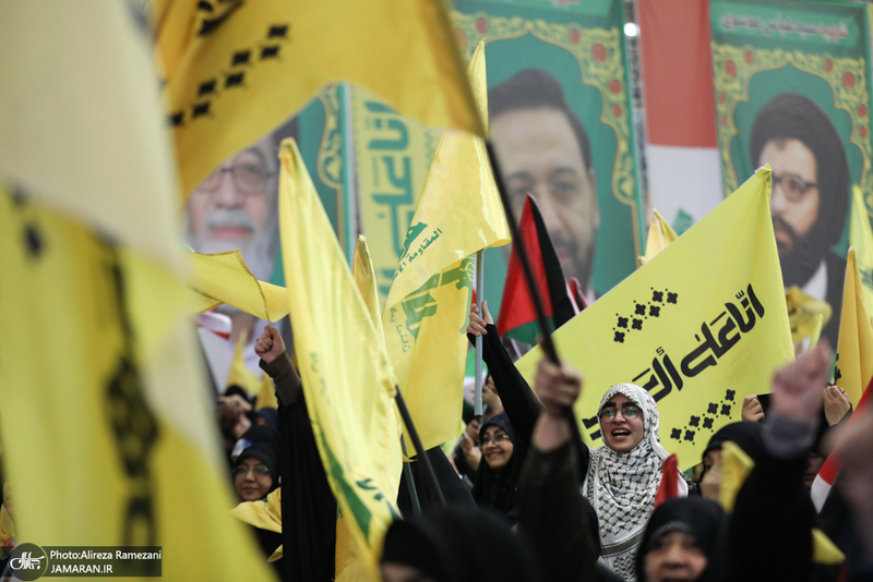 مراسم بزرگداشت شهیدان سید حسن نصرالله و سید هاشم صفی الدین در تهران