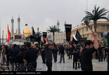 قم در سالروز شهادت امام سجاد(ع) غرق در عزا و ماتم است