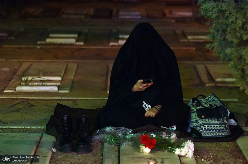 احیای شب بیست و سوم ماه رمضان در گلزار شهدای بهشت زهرا (س)