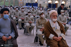 تجدید میثاق فرزندان کارکنان آماد و پشتیبانی سپاه با آرمان‌های حضرت امام(س)