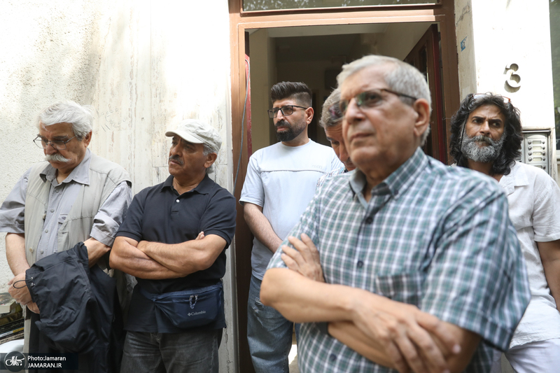 مراسم تشییع پیکر جواد مجابی