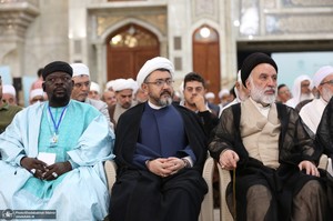 تجدید میثاق مهمانان سی و نهمین اجلاس وحدت اسلامی با آرمان‌های امام خمینی(س) -2