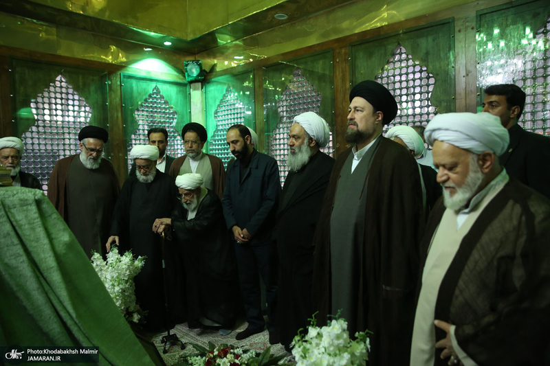 تجدید میثاق هیأت رئیسه و اعضای مجلس خبرگان رهبری با آرمان های امام خمینی (س)