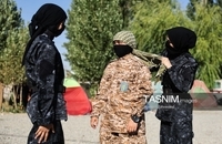 نخستین دوره آموزش نظامی بانوان «جان‌فدا» (13)