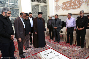 مراسم سالگرد در گذشت سید محمود دعایی در حرم مطهر امام خمینی (س)
