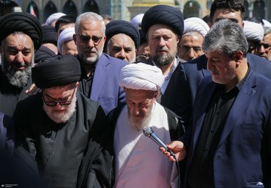 مراسم تشییع و خاکسپاری  آیت الله العظمی شبیری زنجانی (ره)-1