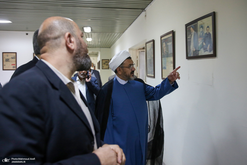 بازدید رئیس موسسه تنظیم و نشر آثار امام خمینی (س) از موسسه اطلاعات