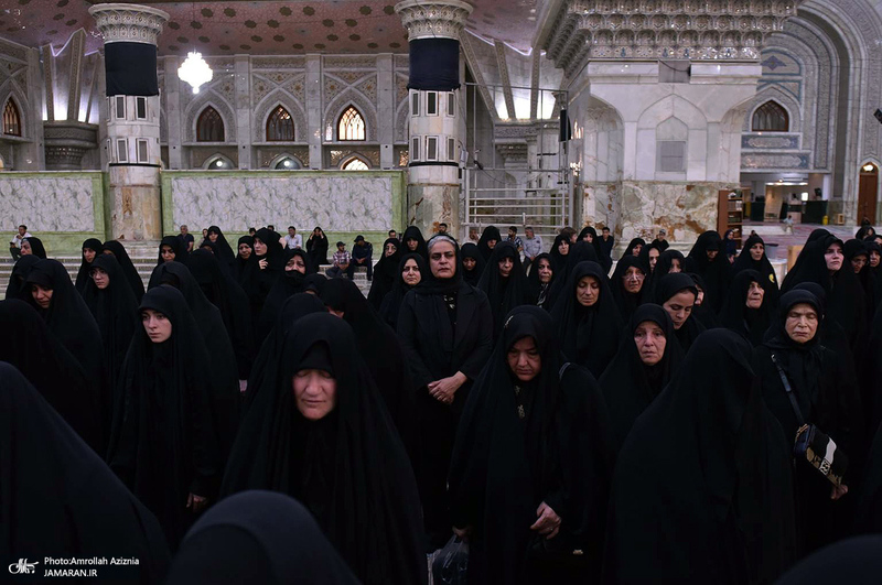 مراسم تشییع و تدفین همسر آیت الله موسوی بجنوردی (ره) -1