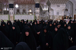 مراسم تشییع و تدفین همسر آیت الله موسوی بجنوردی (ره) -1