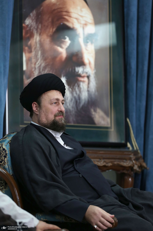 دیدار مدیر عامل و مدیران و معاونین بهشت زهرا (س) با سید حسن خمینی