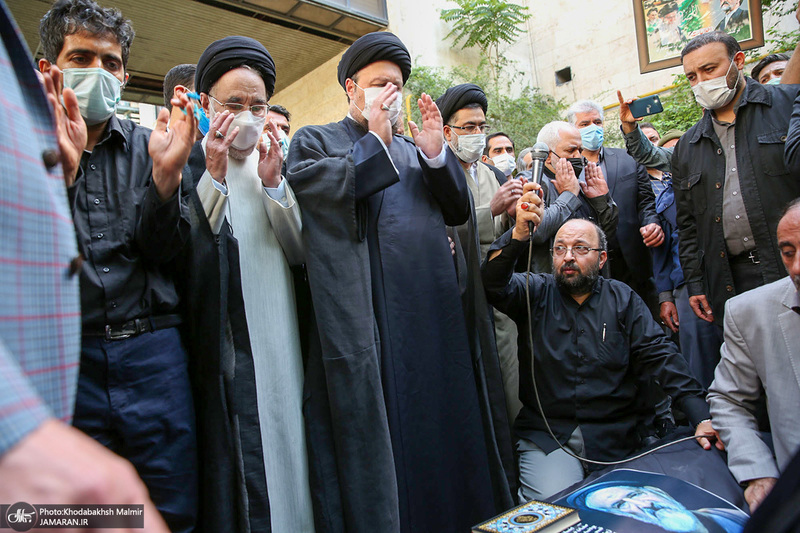 مراسم تشییع پیکر حجت الاسلام و المسلمین سید محمود دعایی از موسسه اطلاعات