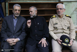 مراسم تکریم ۵۷ شهید گلگون کفن ارتش جمهوری اسلامی ایران