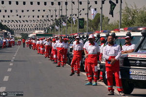 تجدید میثاق مدیران و کارکنان هلال احمر با آرمان های حضرت امام خمینی(س)