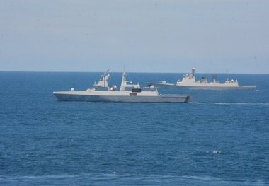 برگزاری رژه دریایی با حضور شناورهای رزمی در رزمایش اراده برای صلح ۲۰۲۶ 