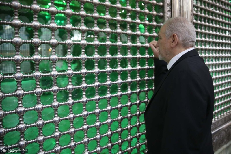 حضور سید رحیم صفوی در دور دوم انتخابات مجلس شورای اسلامی در حسینیه جماران