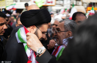 حضور سیدعلی خمینی در 22 بهمن 1404 قم