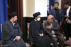 دیدار جمعی از نمایندگان پیروان ادیان الهی با سید حسن خمینی