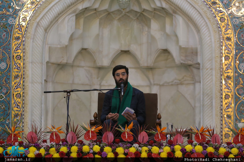 حال و هوای شب میلاد حضرت مهدی(عج) در حرم حضرت معصومه(س)