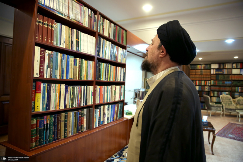 حضور سید حسن خمینی در منزل مرحوم حجت الاسلام و المسلمین حسینعلی نیری