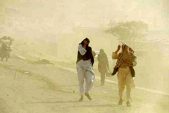 وزش باد با سرعت 104 کیلومتر در سیستان و بلوچستان  غلظت گرد و غبار 19 برابر حد مجاز