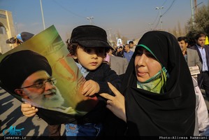 راهپیمایی نمازگزاران تهران در محکومیت اغتشاشات اخیر