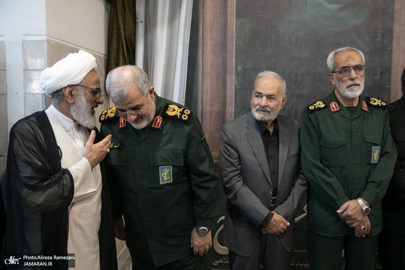 مراسم چهلمین روز شهادت سپهبد حسین سلامی