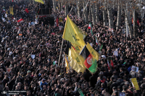 حضور میلیون ها تهرانی در تشییع پیکر مطهر سردار قاسم سلیمانی - 8