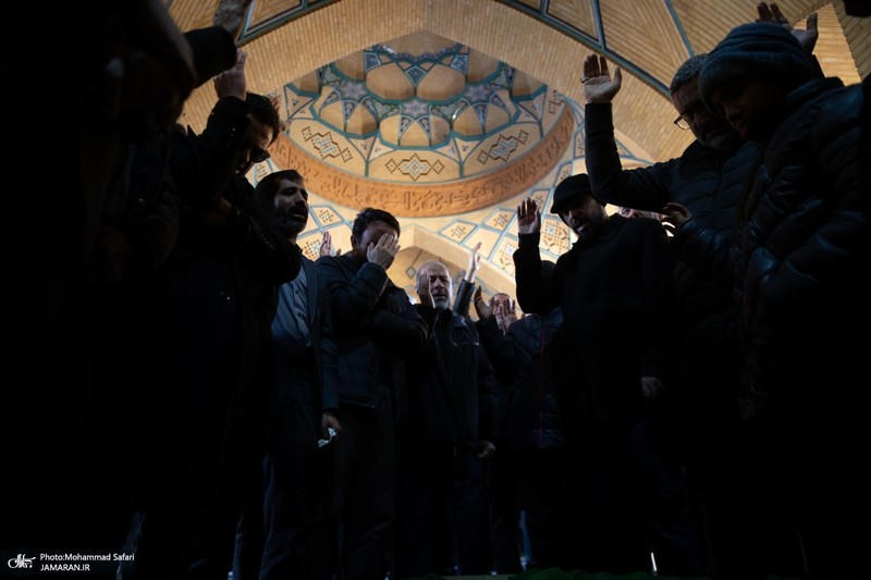 مراسم تشییع و خاکسپاری پیکر اشرف بروجردی