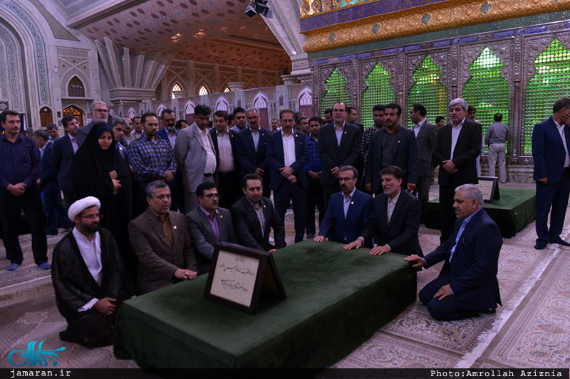 تجدید میثاق رئیس و کارکنان سازمان فنی و حرفه ای کشور با ارمان های حضرت امام(س)